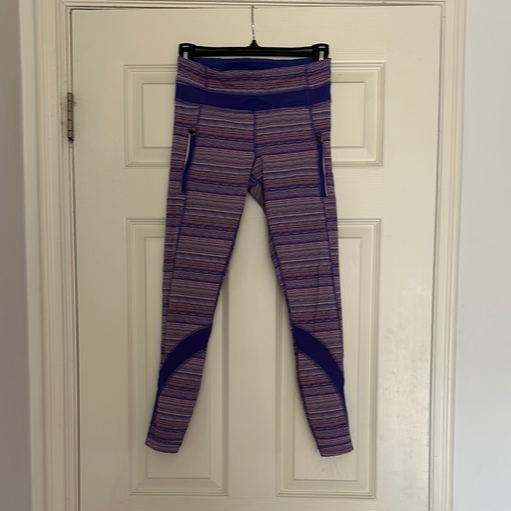 Lululemon Athletica Purple and Pink Leggings for Active Wear